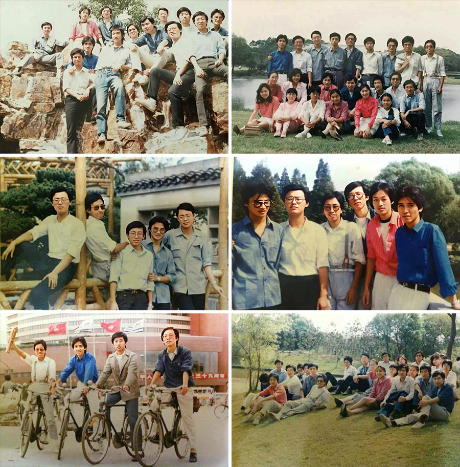 同窗情 6 1984年曹杨中学高三毕业一周年同学相聚