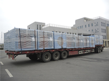 上海良时20多台风冷后冷却器设备整装待发出口海外