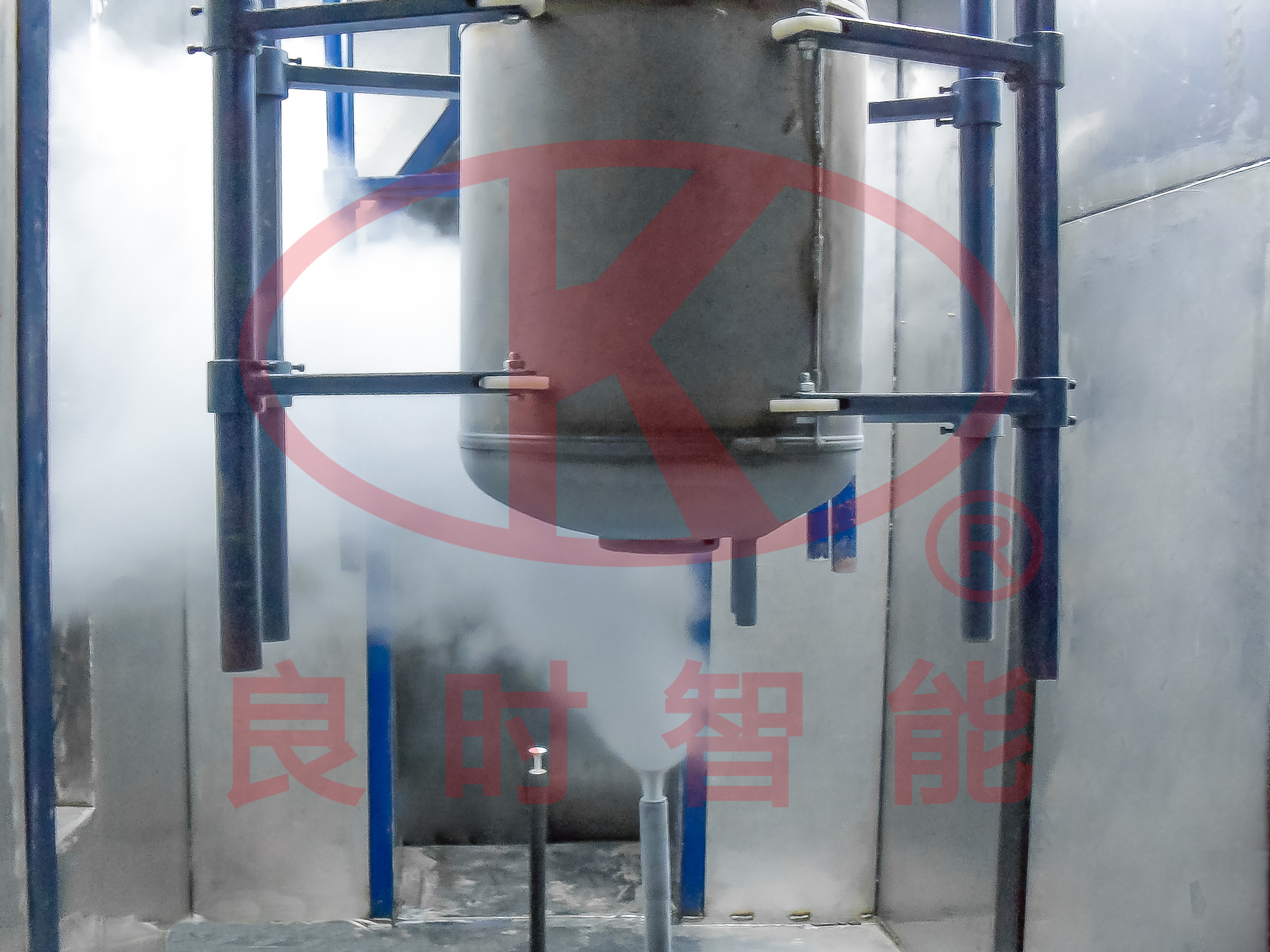 热水器内胆喷砂清理和湿式搪瓷及烘干成型生产线