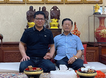 上海良时智能董事长凌建民前往老挝拜访凌绪光(宋沙瓦．凌沙瓦)先生