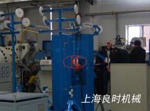 上海良时集团为邦德(山东)制造两套铝扁管在线喷锌设备