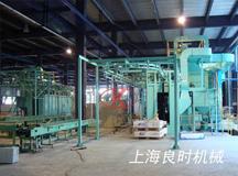 上海良时集团为帅康制造二套热水器内胆喷砂涂搪生产线