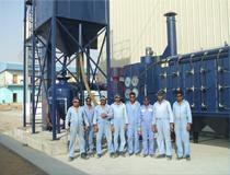 中东迪拜某机械有限公司整套喷砂除尘系统设备项目