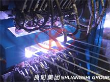 多套热挤压系统多支微通道铝扁管同时在线喷锌系统交付使用